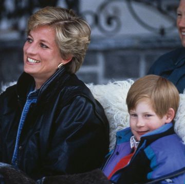 diana on holiday with sons