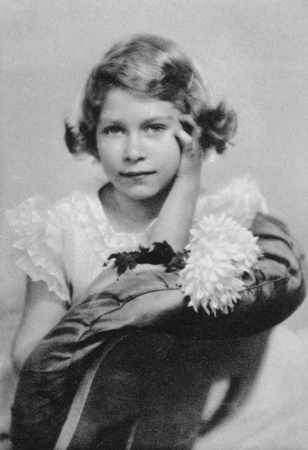 princess elizabeth aged nine, 1935, 1937