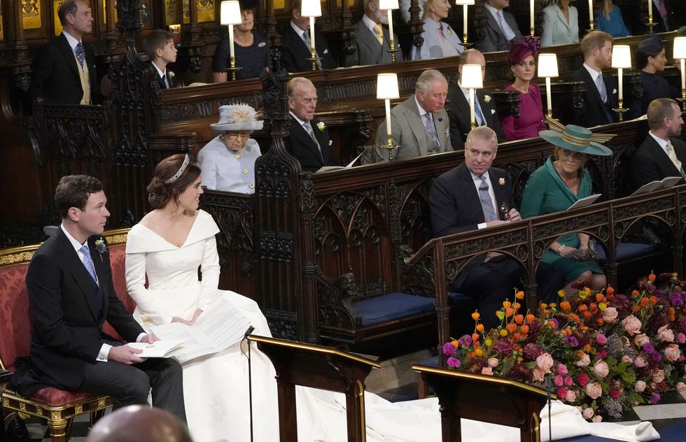 why princess eugenie wedding had empty seat