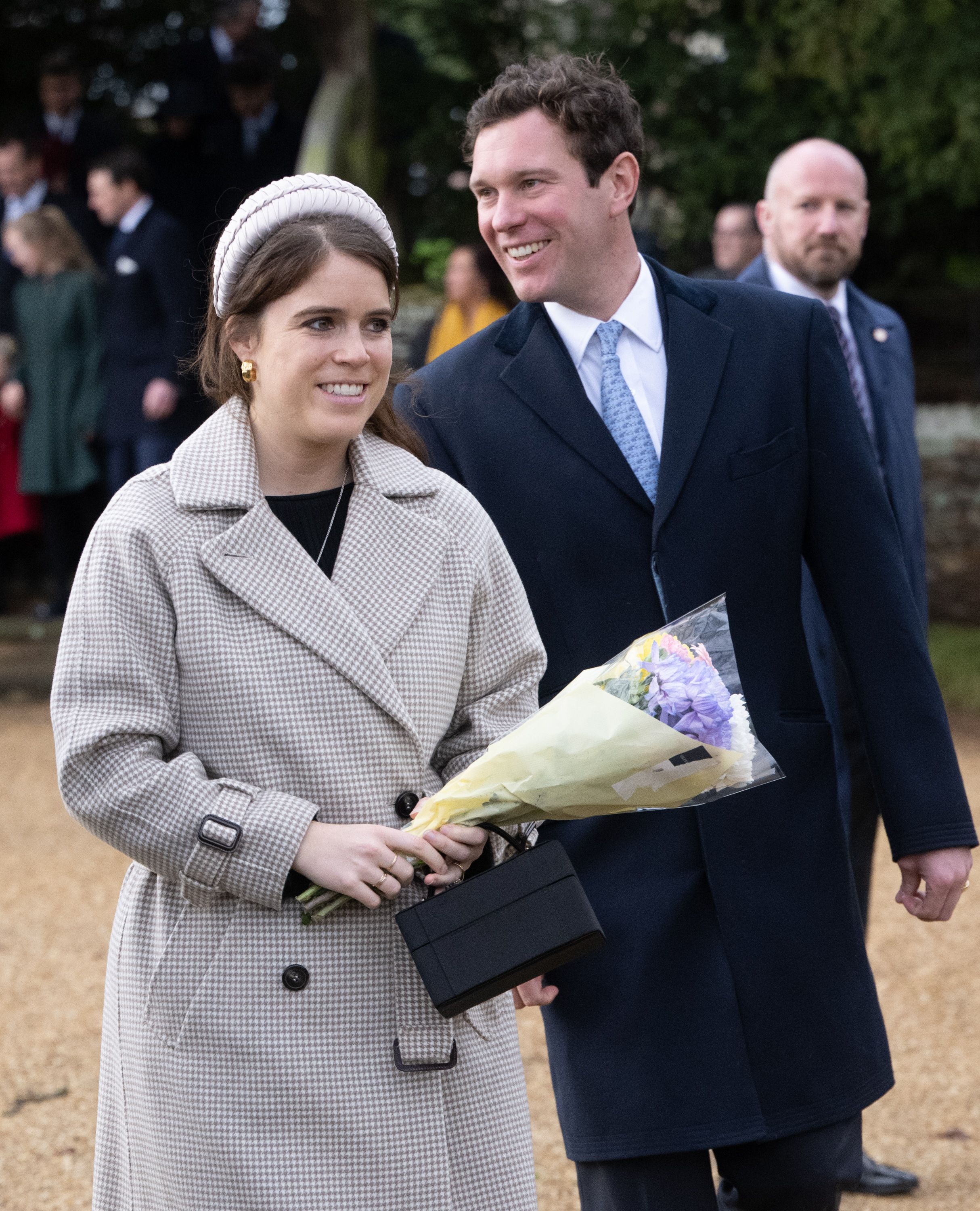 Princess Eugenie Meets Jack Brooksbank During Wedding Ceremony