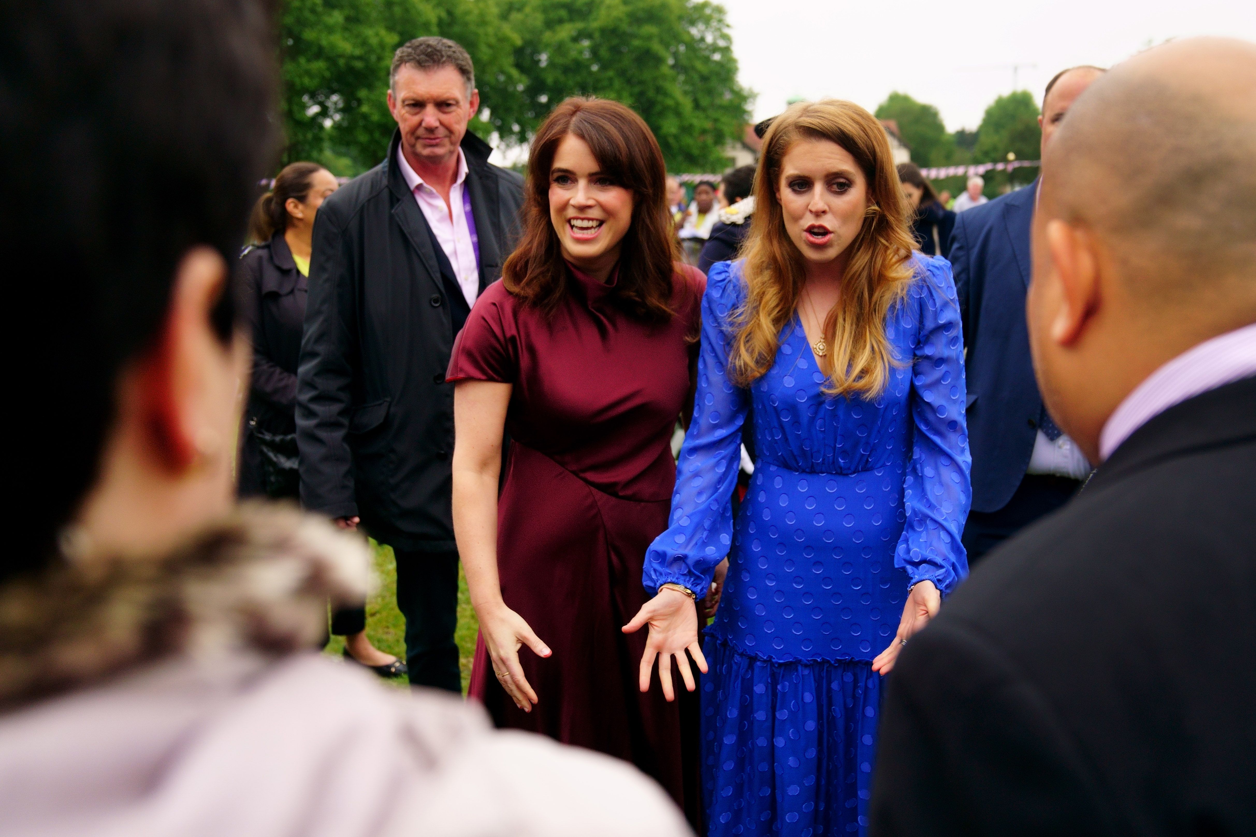 Princess Beatrice and Princess Eugenie Join the Fun and Games at a