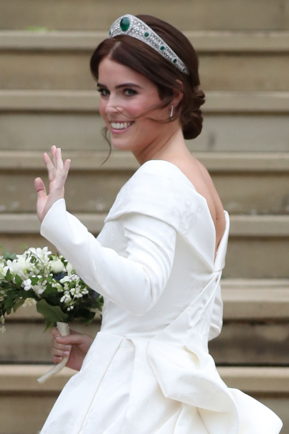 Princess Eugenie royal wedding bridal look