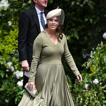 princess eugenie at the wedding of the duke of westminster and miss olivia henson
