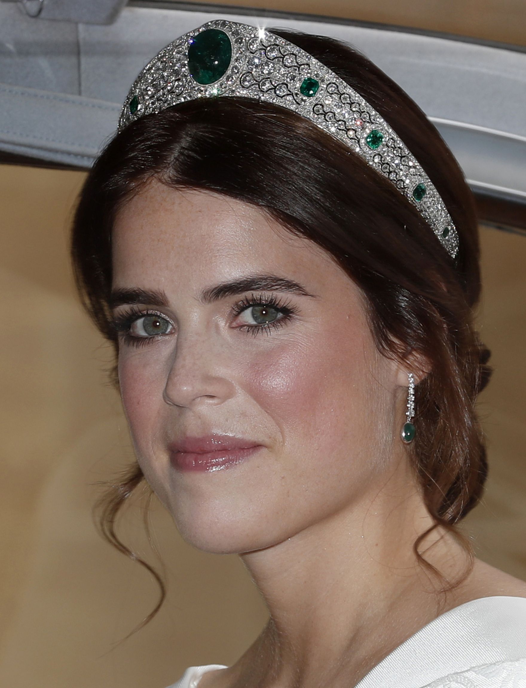 Princess Eugenie Tiara Royal online Wedding Emerald Bandeau Tiara Crown