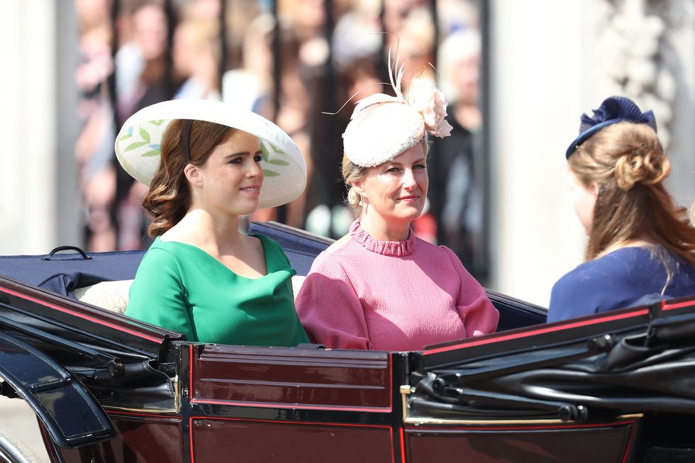 princess eugenie sophie countess of wessex trooping the colour 2018