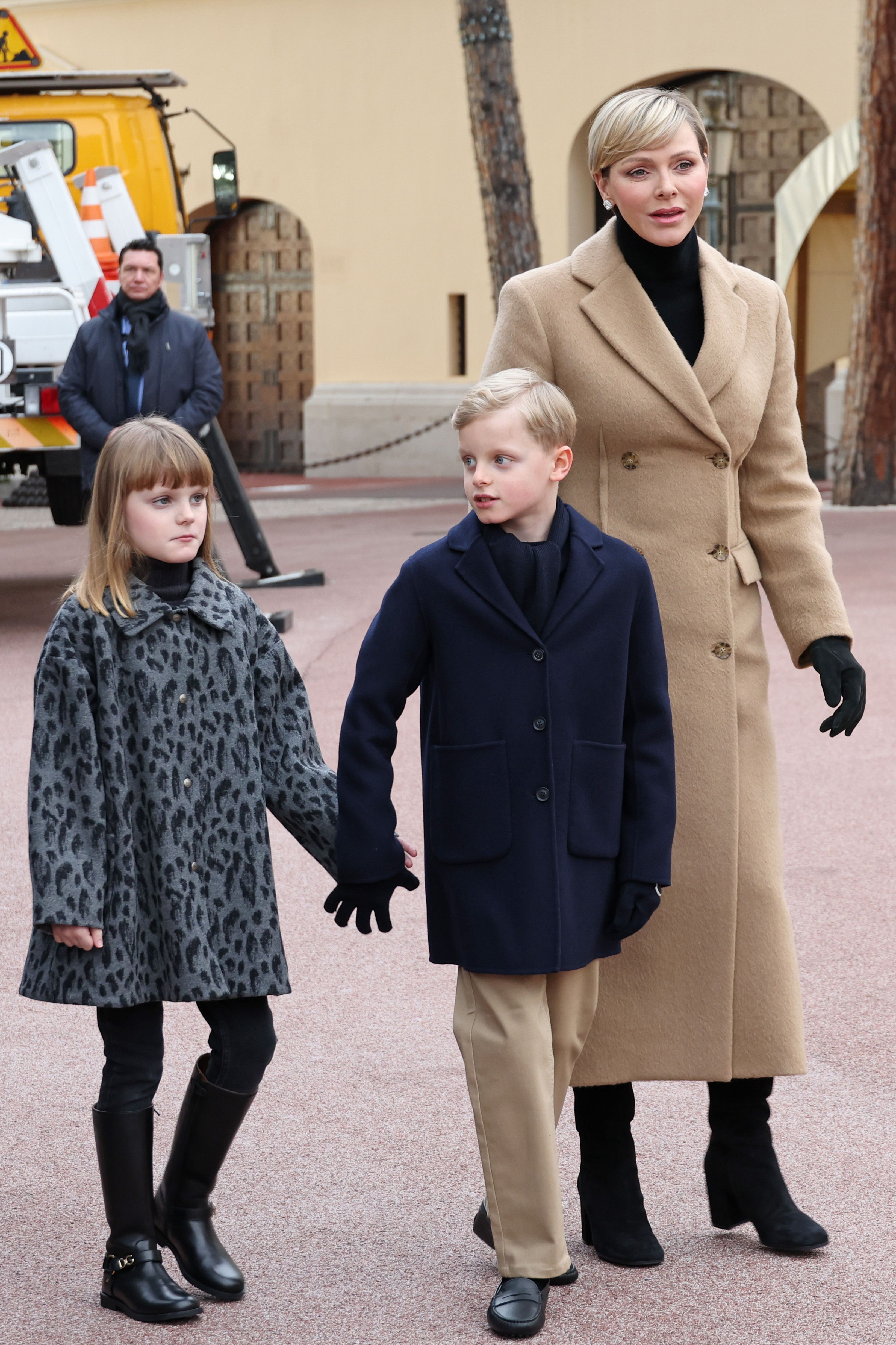 Princess Charlene Makes Her First Appearance Of 2024 See Photos   Princess Gabriella Of Monaco Prince Jacques Of Monaco And News Photo 1705422477 