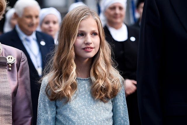 Princesa Leonor en los Príncipes de Asturias de 2019