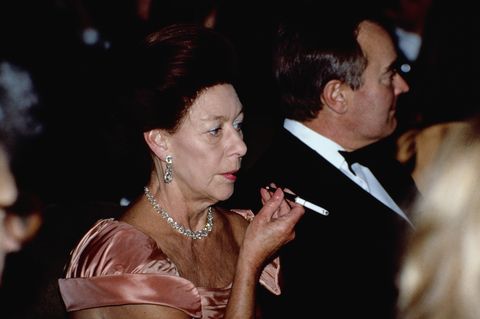 princess margaret attending a gala dinner for aids crisis trust
