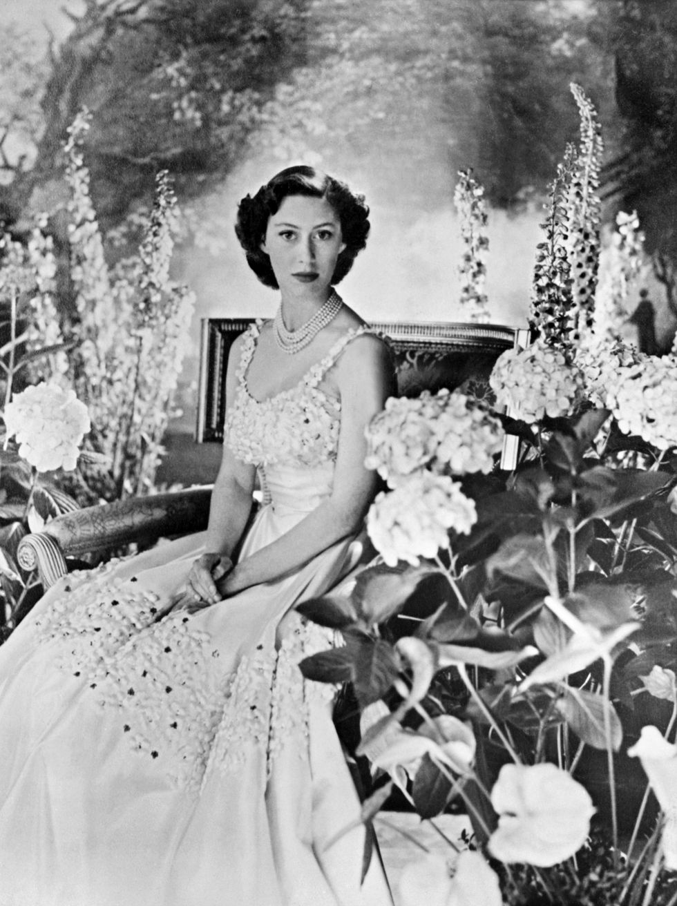 london, united kingdom  picture taken probably in 1940s in london of princess margaret, the youngest sister of future britains queen elizabeth ii princess margaret married in may 1960 the photographer antony armstrong jones who was later created earl of snowdon princess margaret and her husband had two children, son linley, and daughter sarah, but announced their separation in march 1976 when the marriage was officially ended two years later, margaret became the first royal to divorce since henry viii in the 16th century photo credit should read afp via getty images