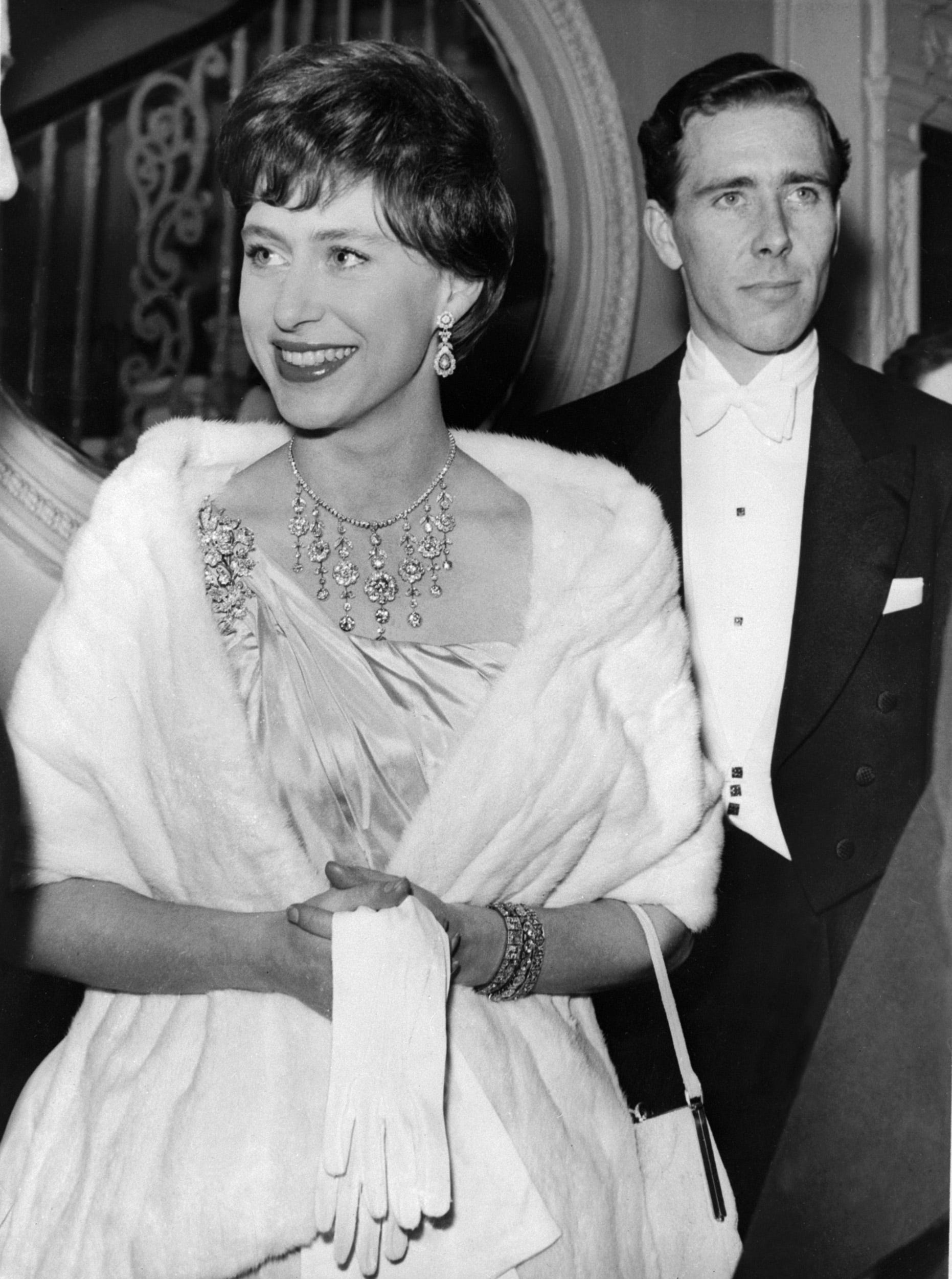 princess margaret, the younger sister of future br