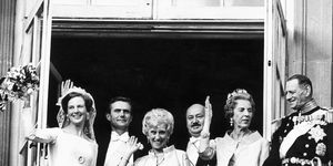 princess margrethe of denmark weds prince henrik, 10 june 1967