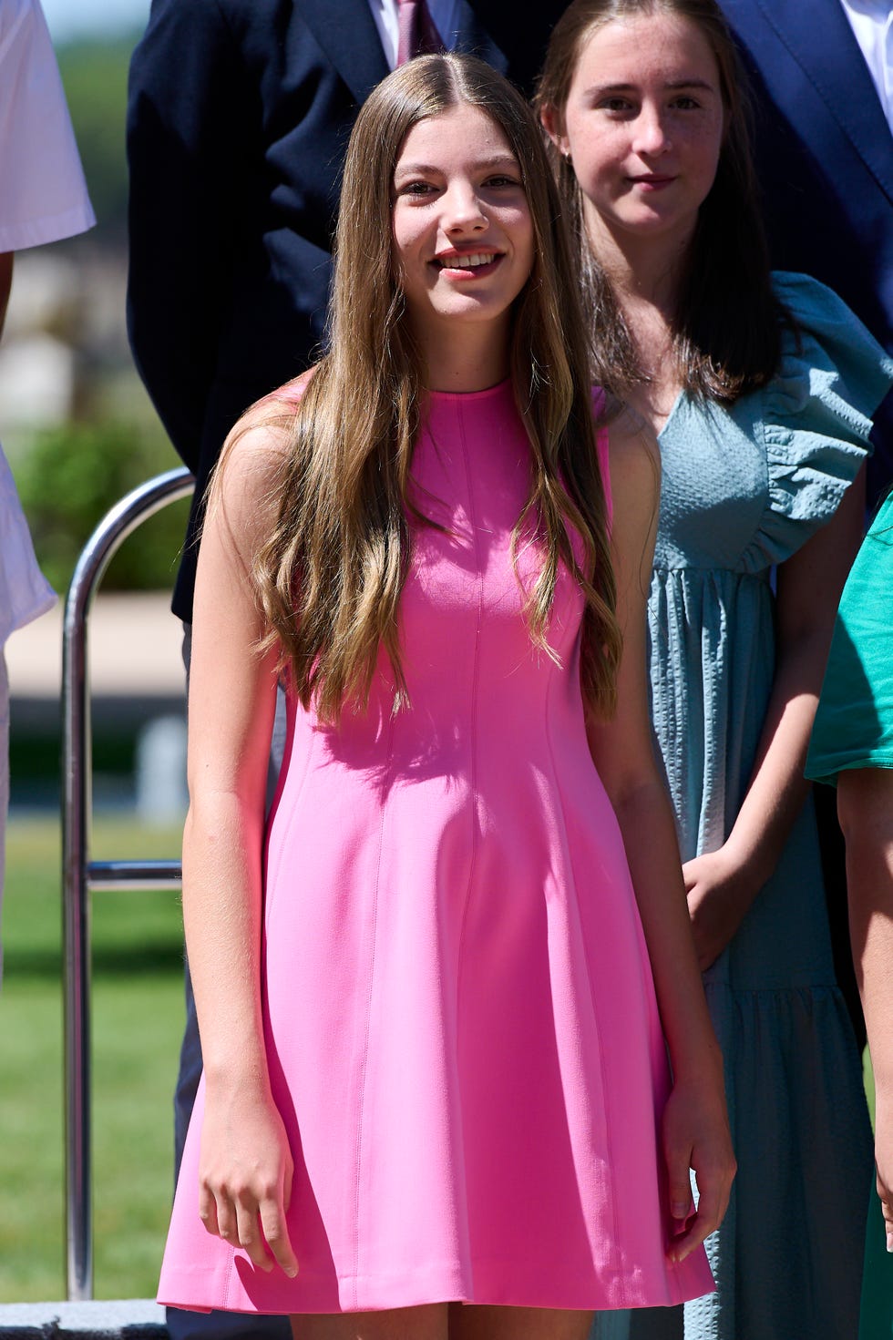 spanish royals attend an audience at zarzuela palace