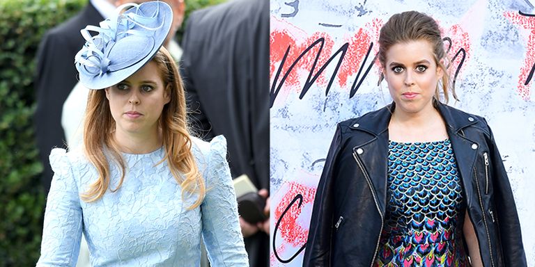 Princess Beatrice Wore a Leather Jacket Over a Glamorous