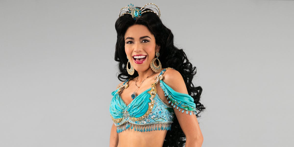 Princess Jasmine Makeup Transformation - Disney's Aladdin on Broadway