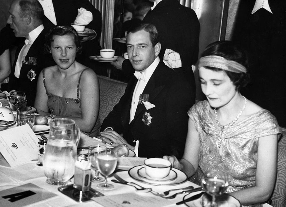 lady mary dunn, george edward alexander edmund, the duke of kent, and the duchess of rutland at a dinner held at claridges hotel in aid of the clarke hall fellowship, for the development of the juvenile court and probation service   photo by sashahulton archivegetty images