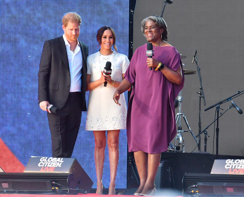 el príncipe harry y meghan markle en el global citizen live de nueva york