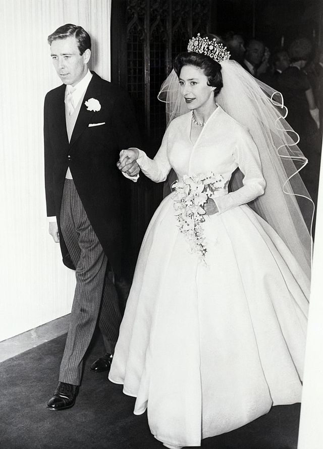 princess margaret and her new husband antony armstrong jones leave westminister abbey after their wedding