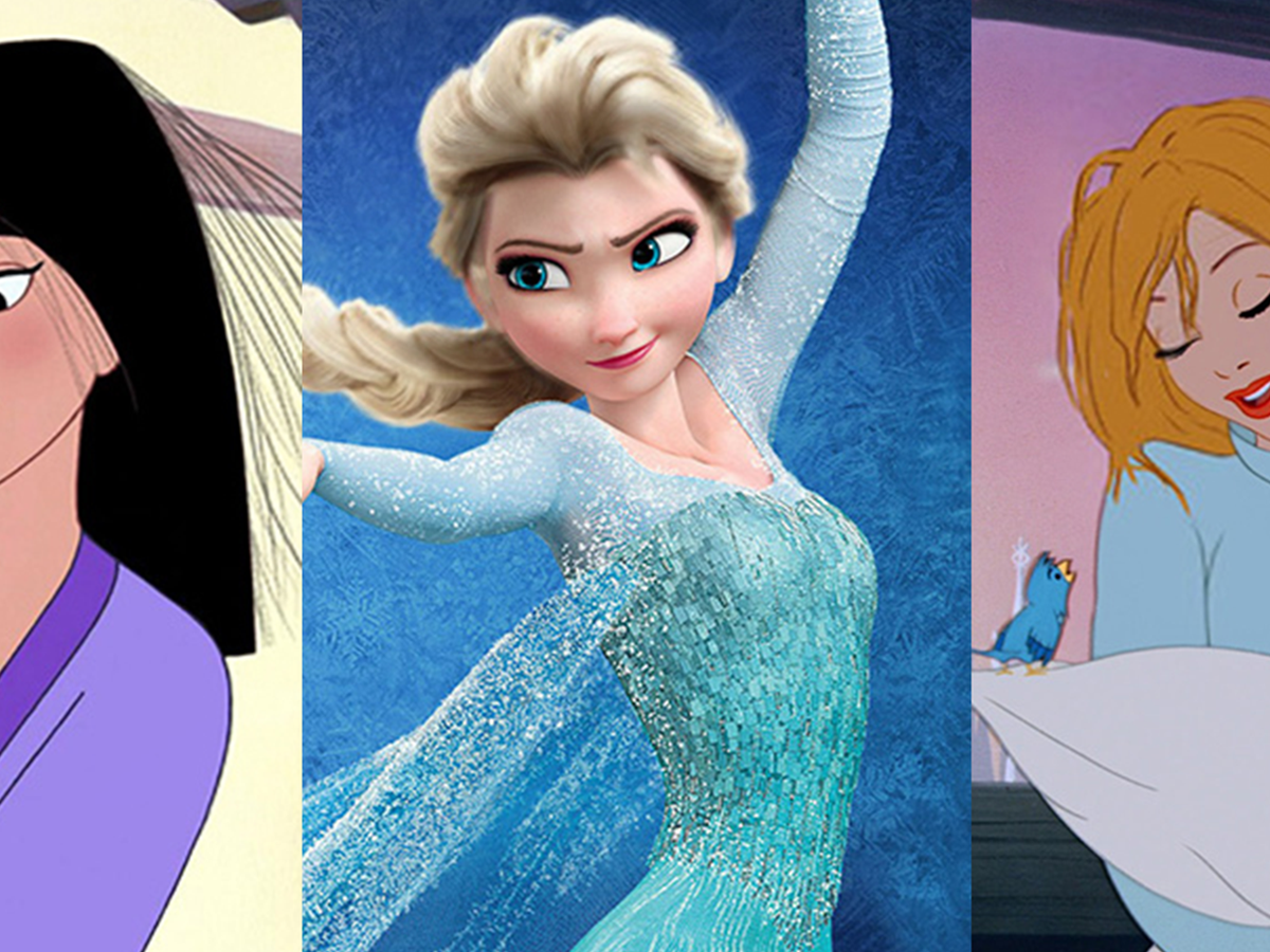 Le principesse Disney con capelli veri