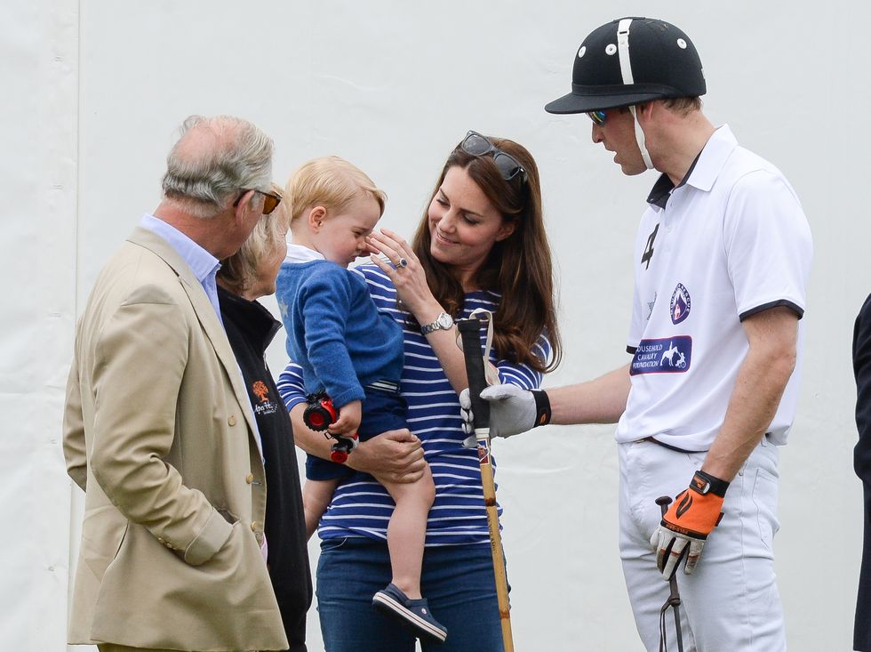 the duke of cambridge and prince harry play in charity polo match