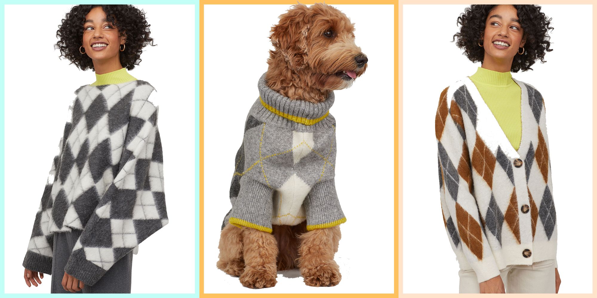 H&M Launches Matching Human and Dog Sweaters in Pringle Collaboration