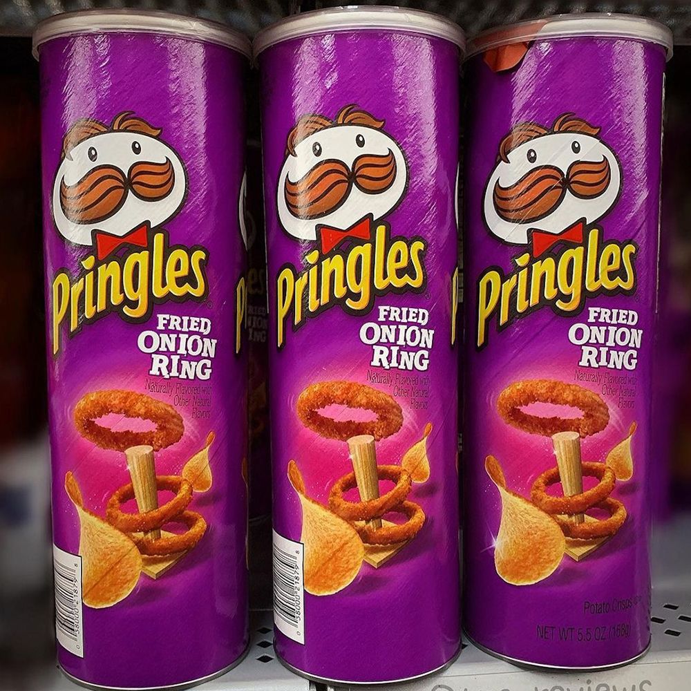 pringles fried onion ring chips flavor