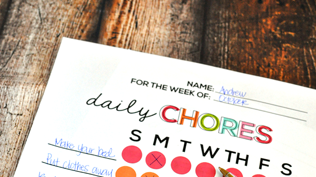 12 Best Chore Chart Ideas for Kids - Free Printable & DIY Chore Boards