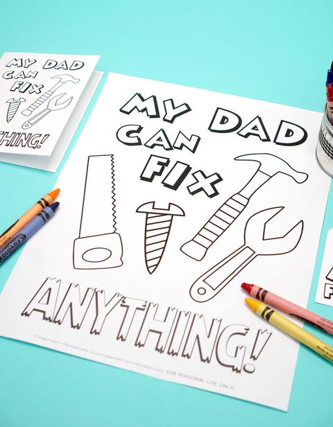 33 Printable Father's Day Cards - Cute Father's Day Cards