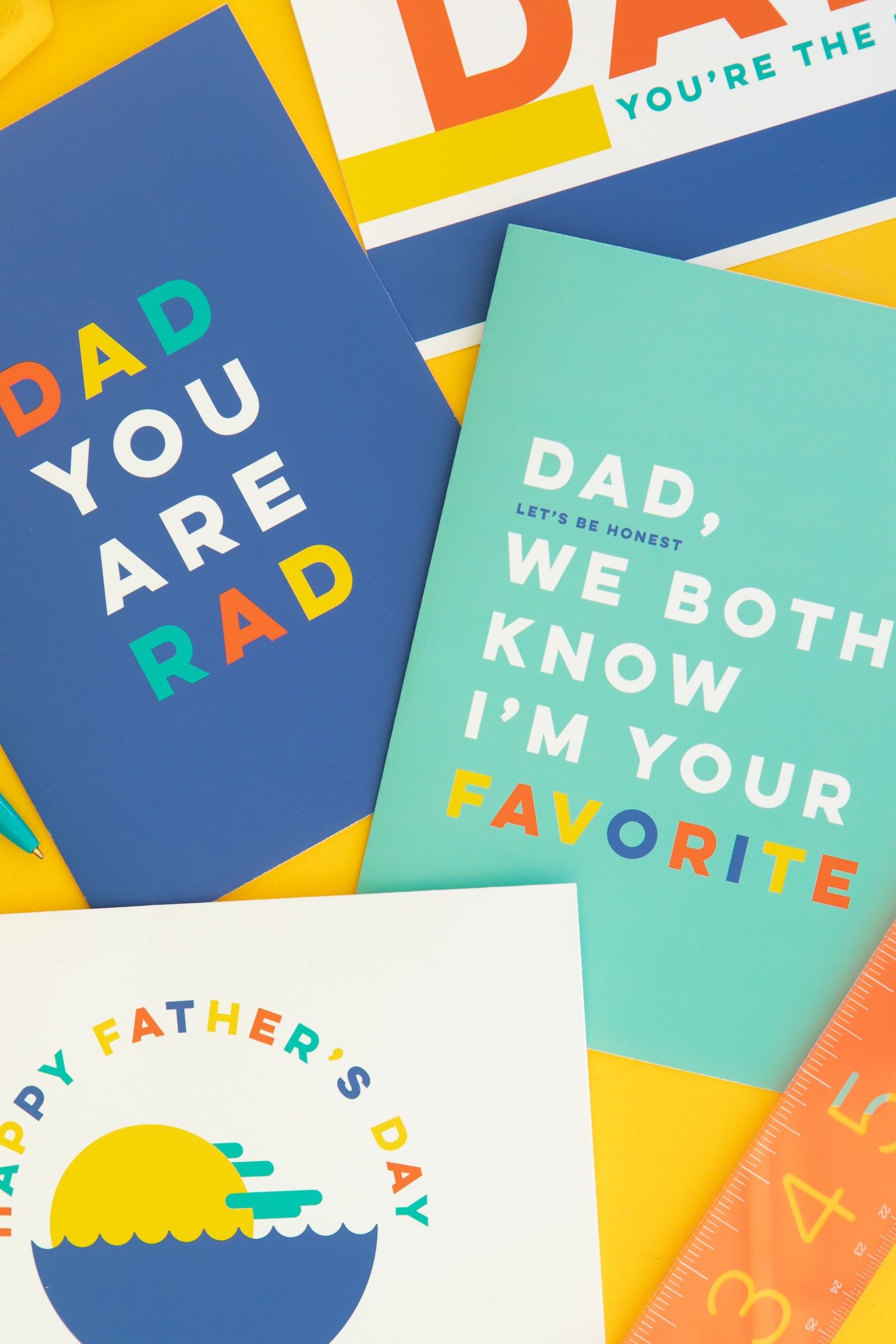 Mustache Pun Funny Father's Day Card