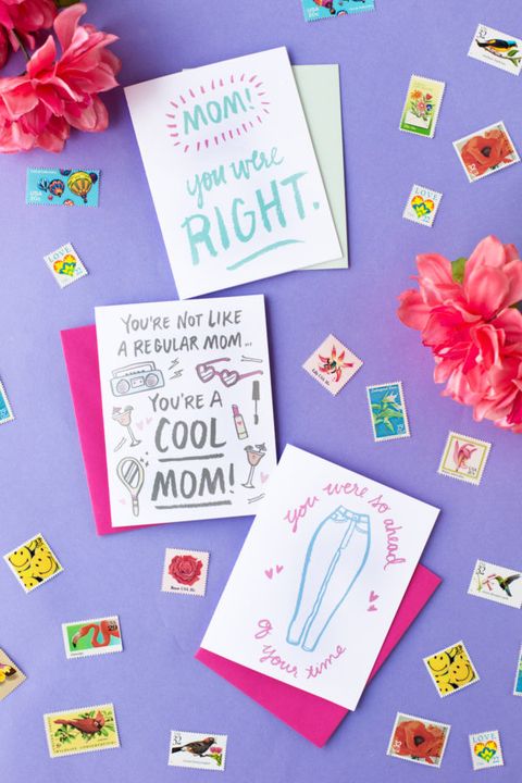 printable mothers day cards playful