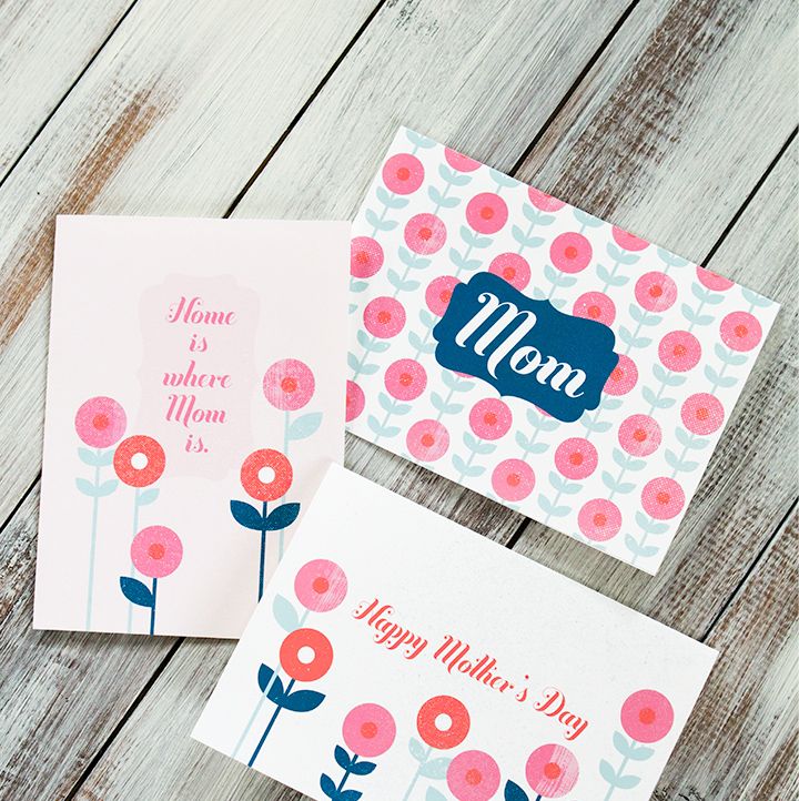 printable mothers day card simple