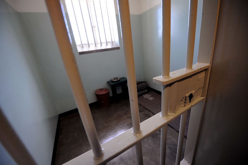 ​Mandela's Robben Island prison cell.