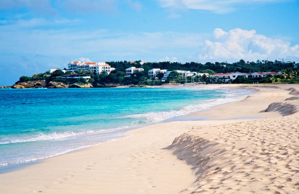 Pristine beach of Anguilla.