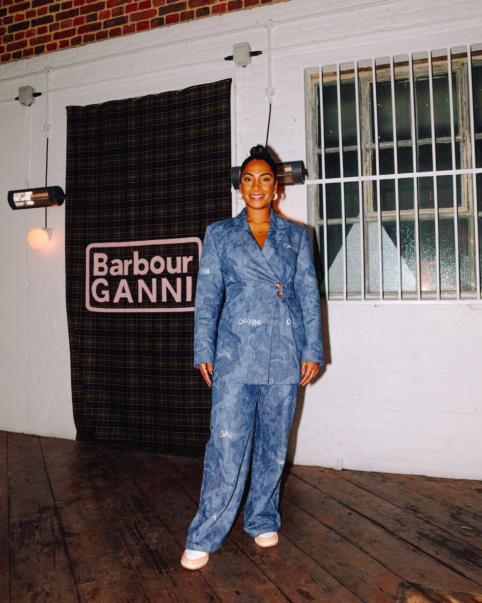 The GANNI X Barbour Collection Brought The Coolest Fashion Crowd