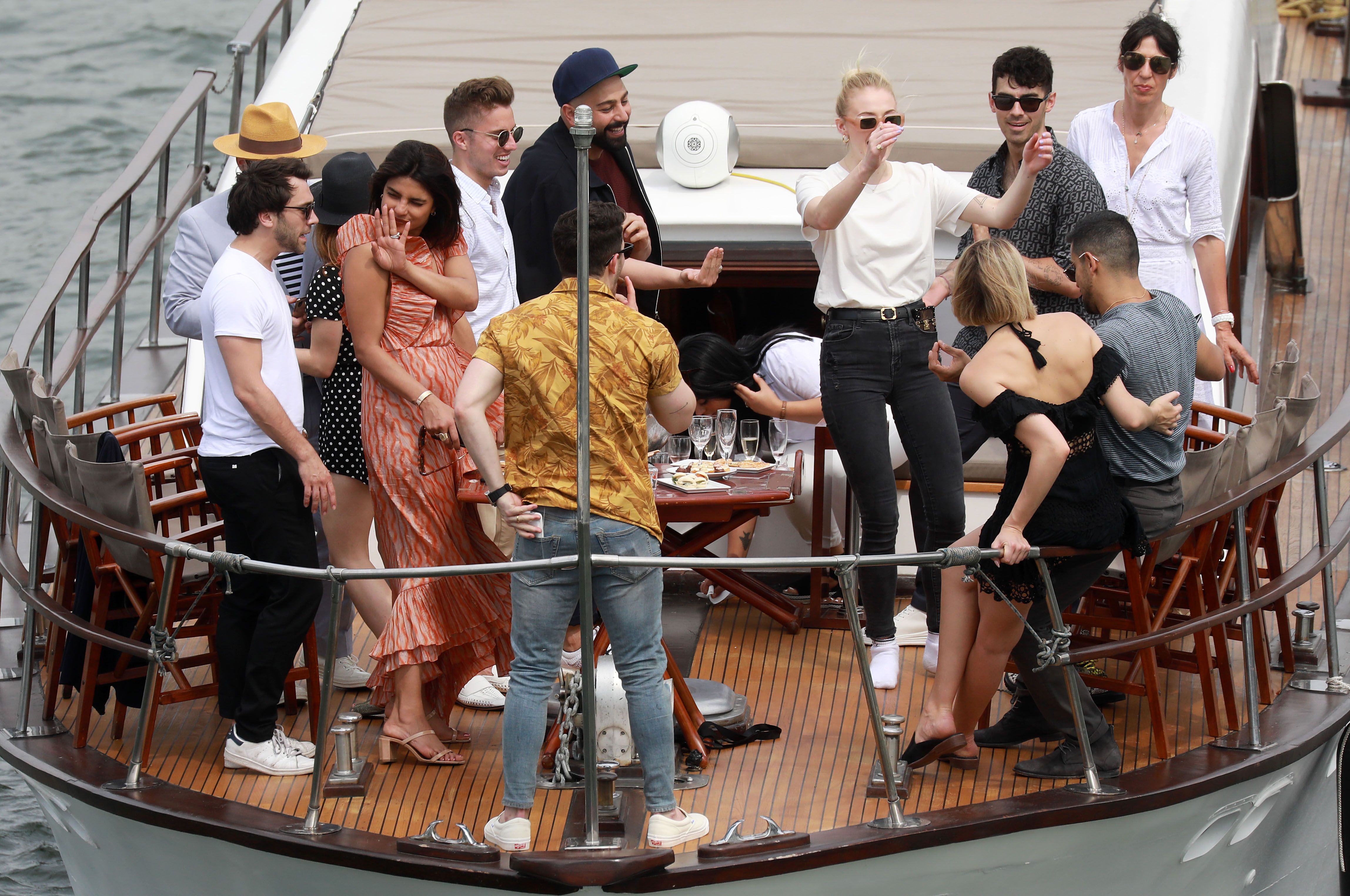 Sophie Turner and Joe Jonas Throw a Pre-Wedding Pool Party in France