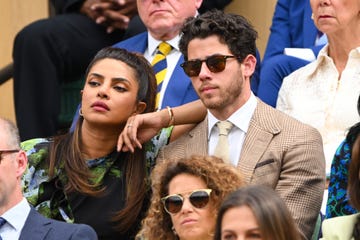 priyanka chopra and nick jonas at wimbledon 2023 on day 13