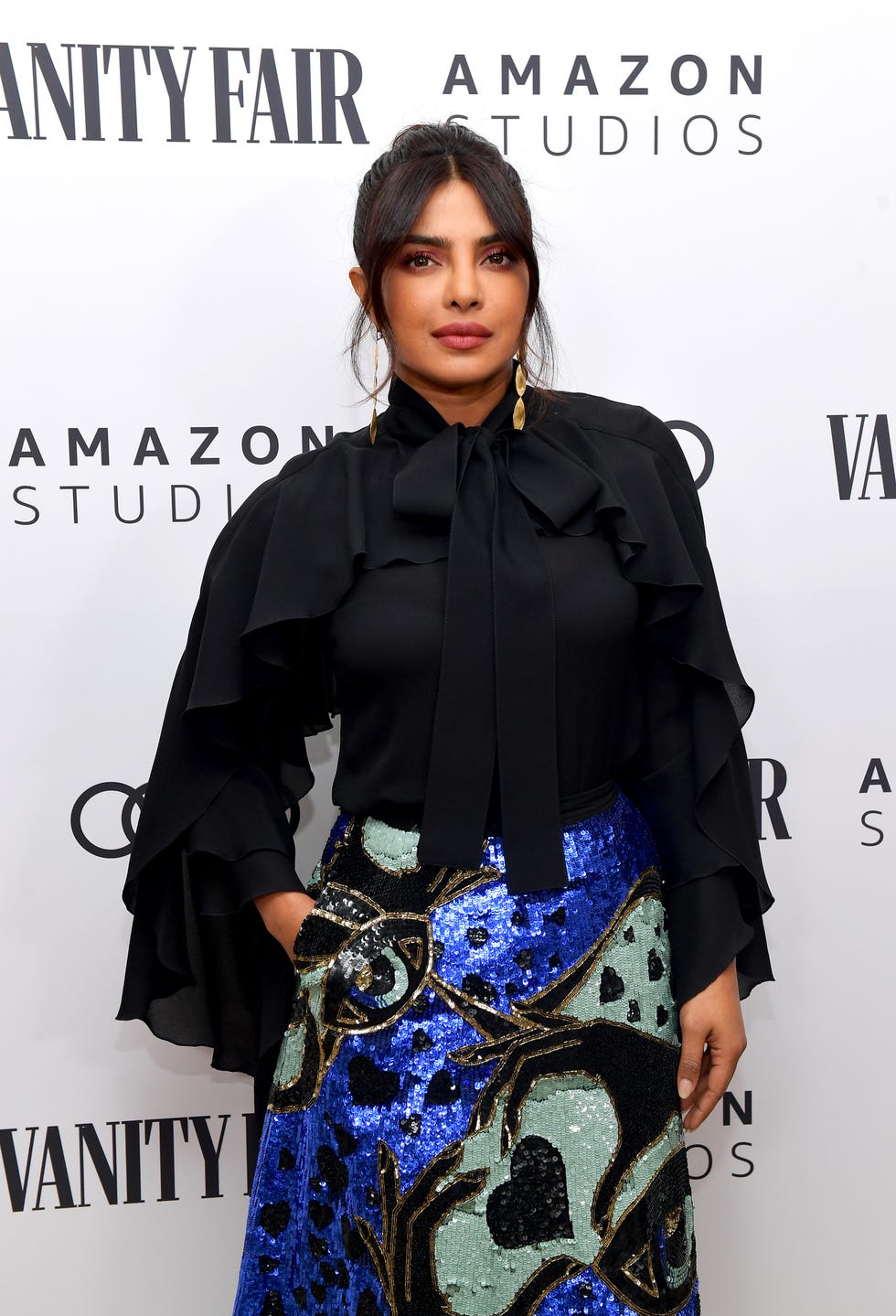 priyanka chopra   curtain bangs