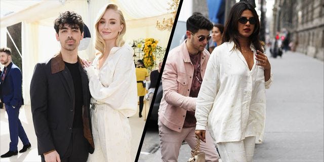 Sophie Turner & Priyanka Chopra wear Victoria Beckham