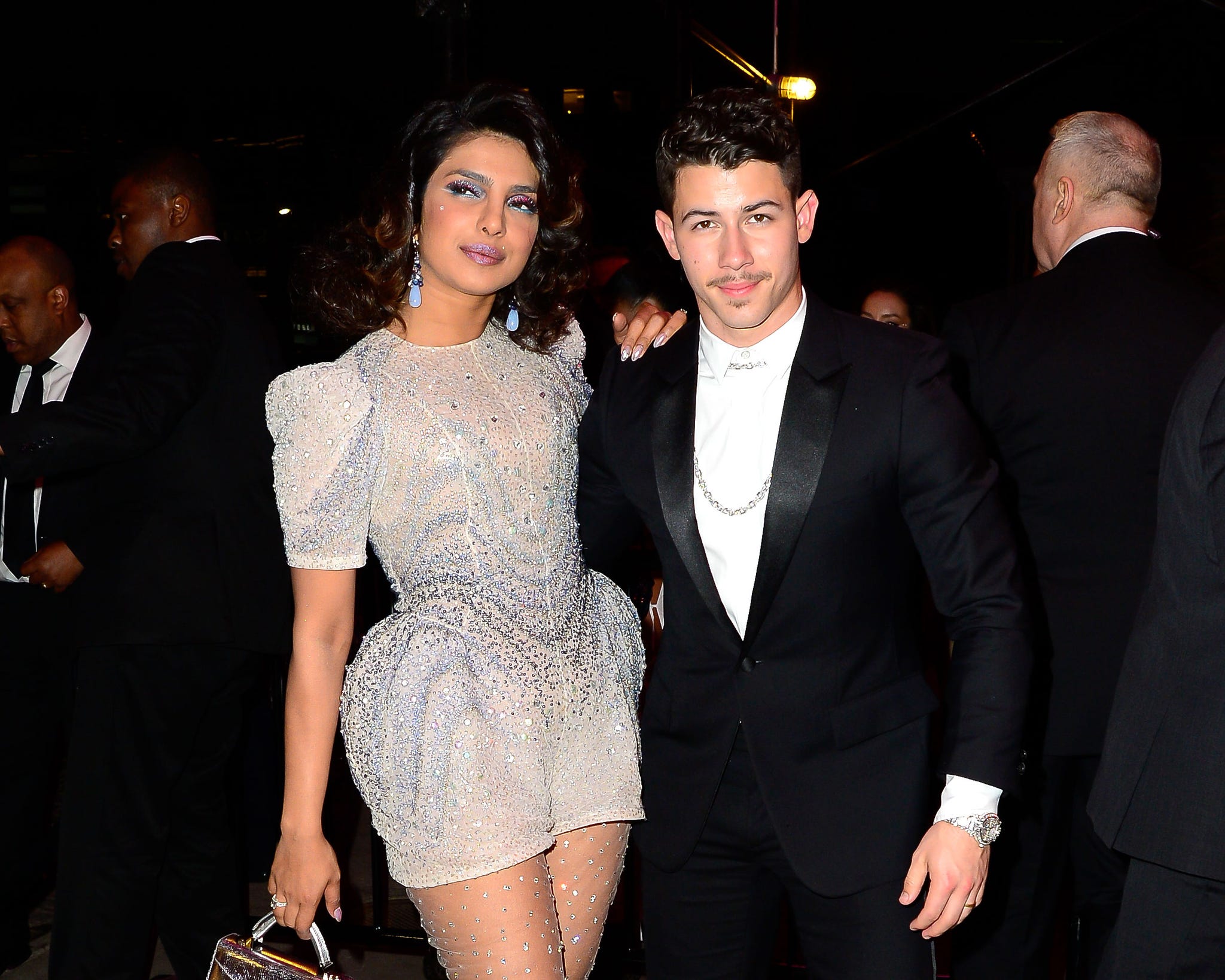 Priyanka Chopra and Nick Jonas Wore Sparkling Dior to 2019 Met Gala