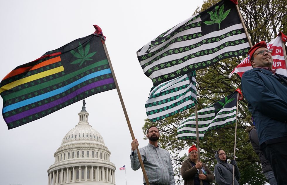 rally for legalizing weed