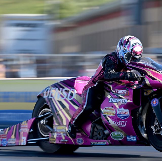 NHRA Pro Stock Motorcycle Racer Angie Smith Injured at Midwest Nationals