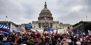 trump supporters hold "stop the steal" rally in dc amid ratification of presidential election