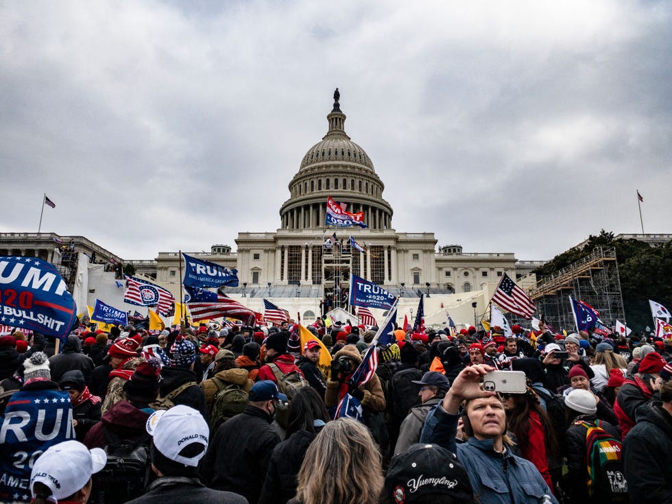 trump supporters hold "stop the steal" rally in dc amid ratification of presidential election