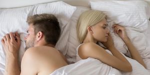 problems in relationship on bed
