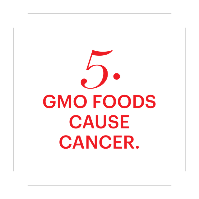 5 gmo foods cause cancer
