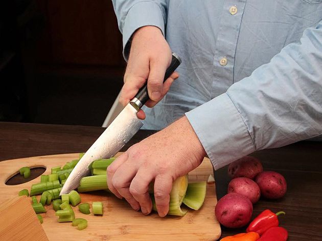 These Laser-Sharp Japanese Knives Are a Kitchen Staple