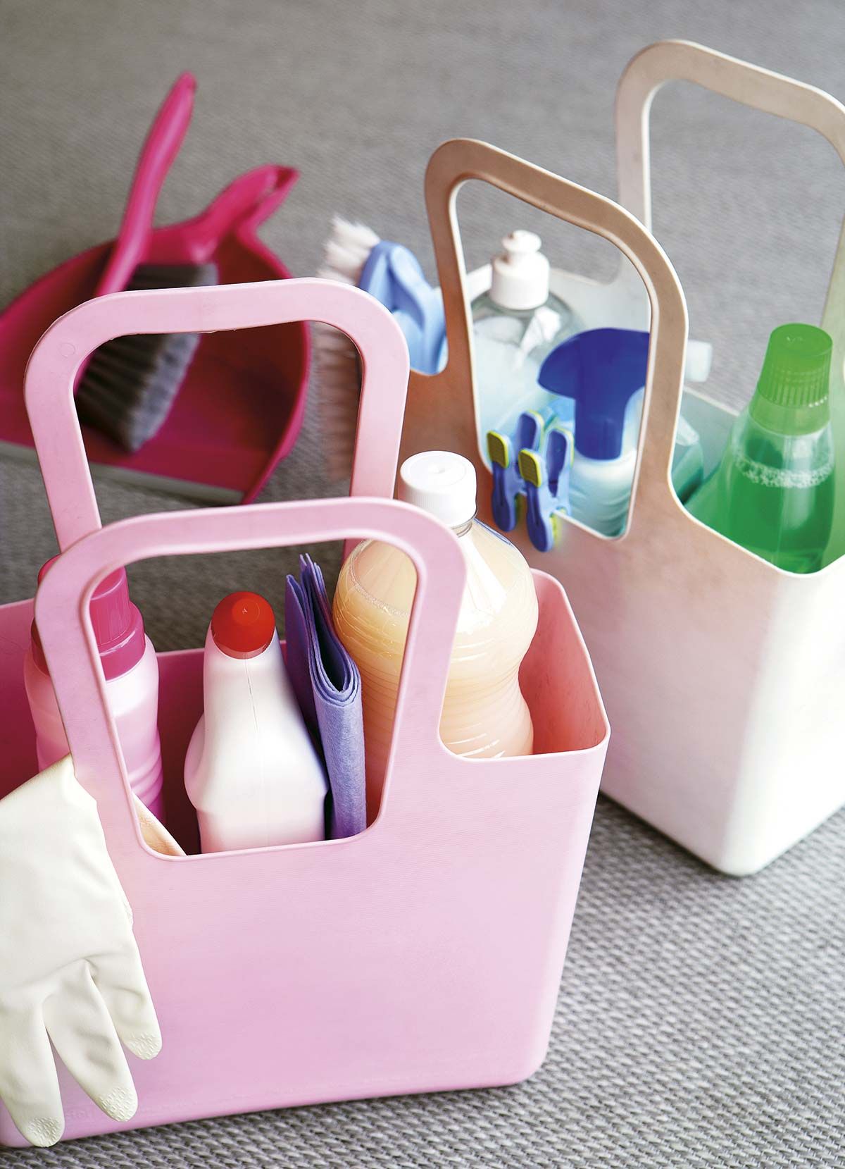 La solución para organizar los útiles de limpieza 