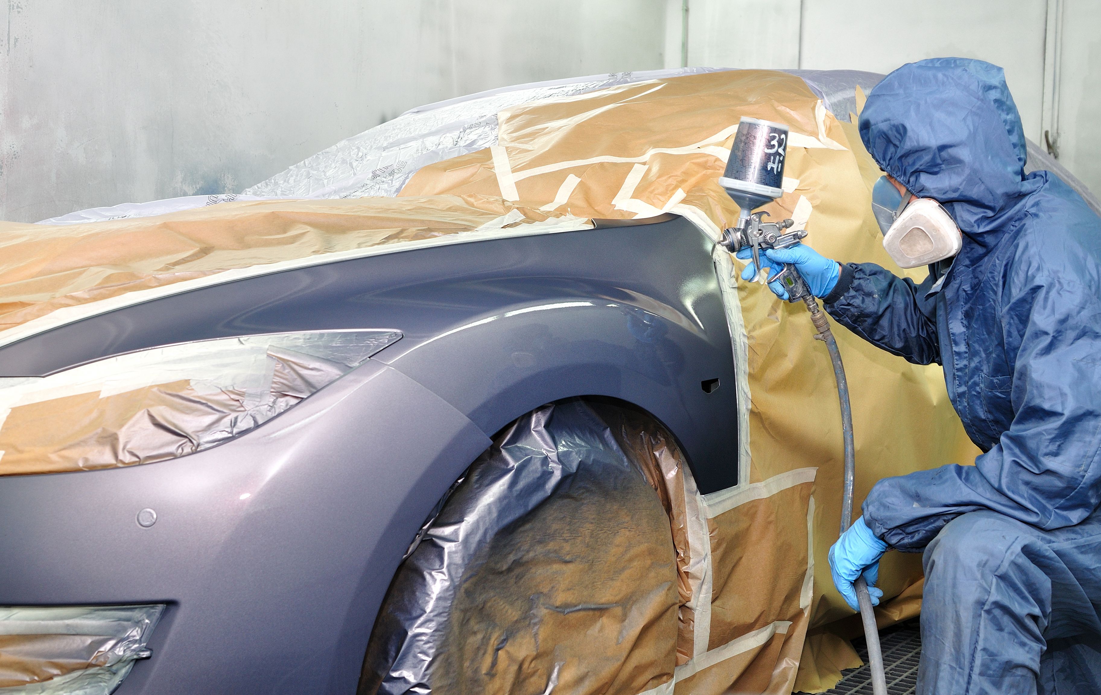 The quickest way to make a car look old is not attend to paint