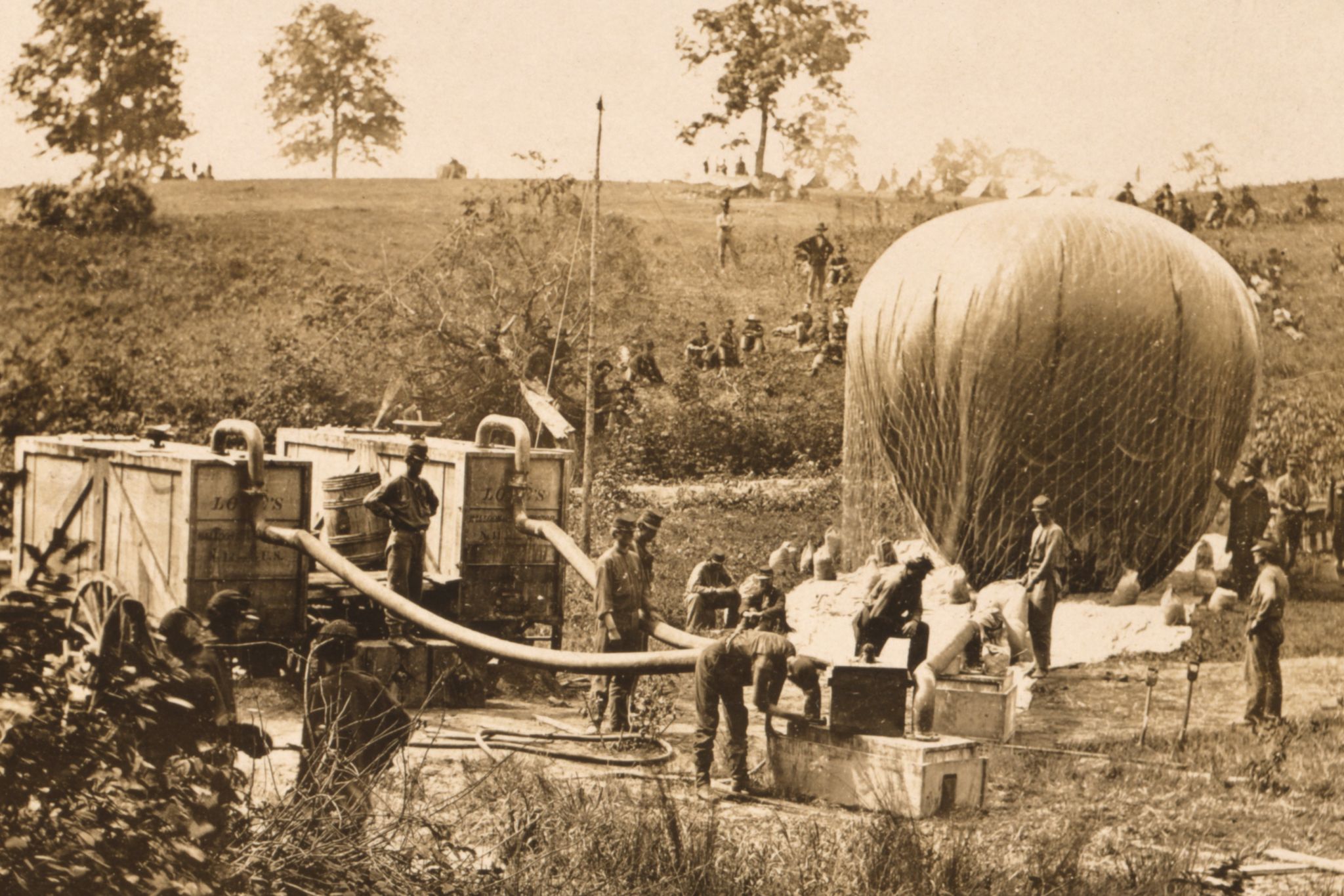 civil war observation balloons
