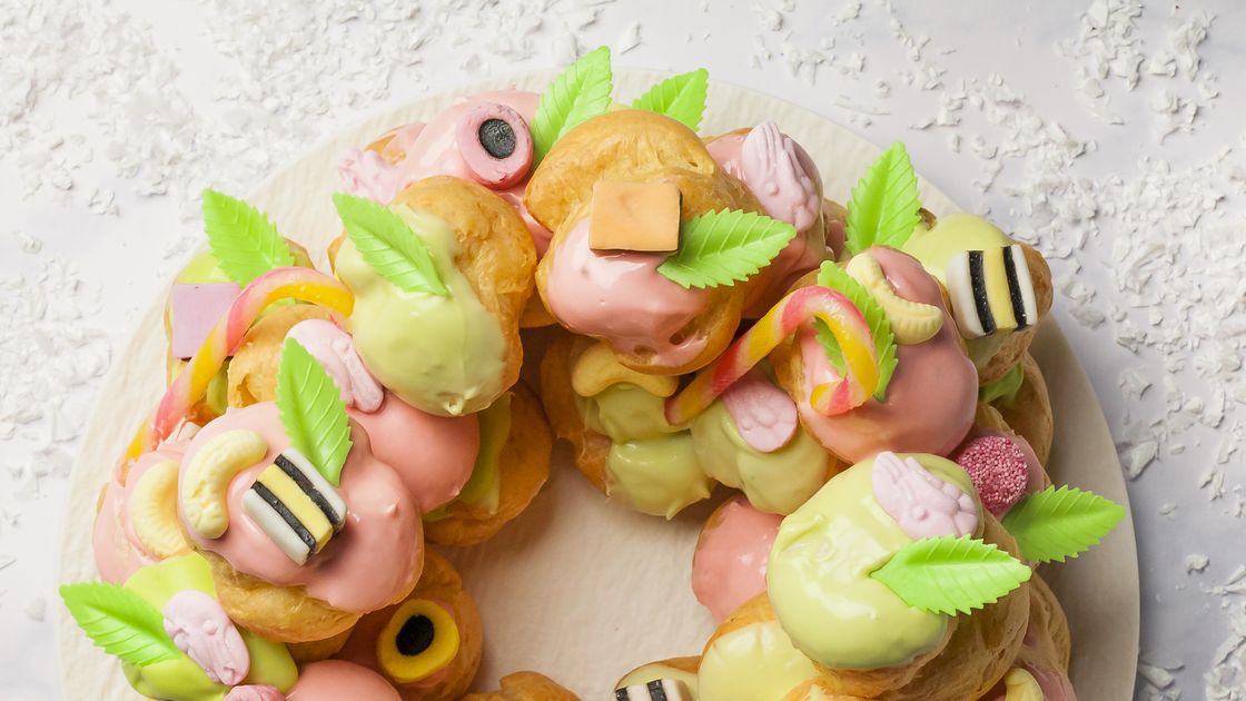 preview for Profiterole Pick ‘N’ Mix Wreath