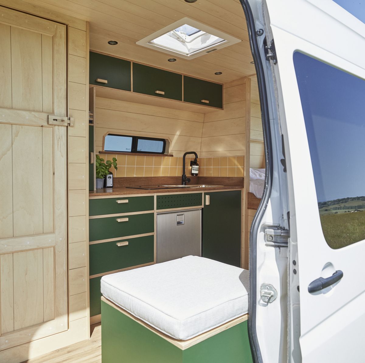 british couple moved into a campervan and now build tiny stylish rental homes on wheels